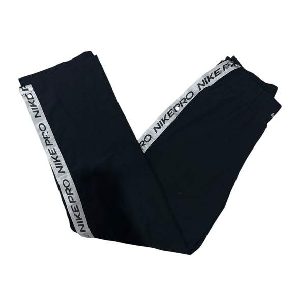 Nike Pro Mens Size Medium Travis Scott Mini Swoosh Wide Leg Tearaway Pants Black - Picture 1 of 8